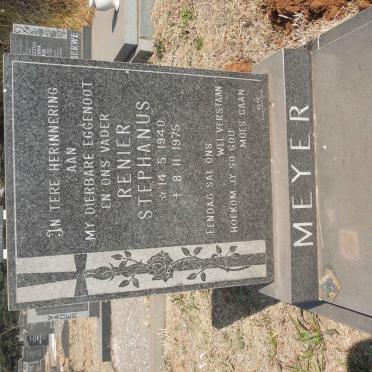 MEYER Renier Stephanus 1940-1975