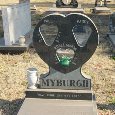 MYBURGH Paul 1933-1994 &amp; Sandy :: MAASS Adelé 1968-1994