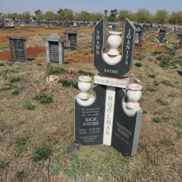 MOOLMAN Rick Andre 1962-2014 & Maryna Maria 1965- 