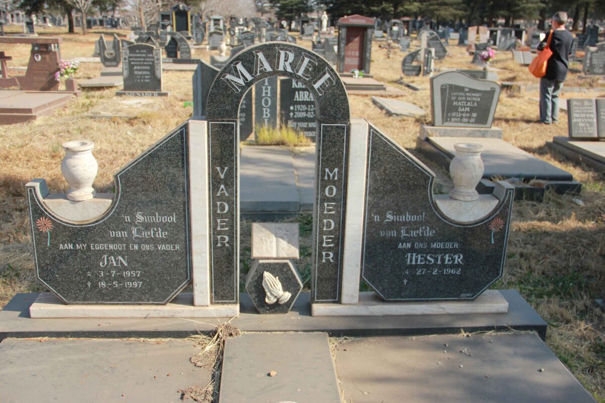 MAREE Jan 1957-1997 &amp; Hester 1962-