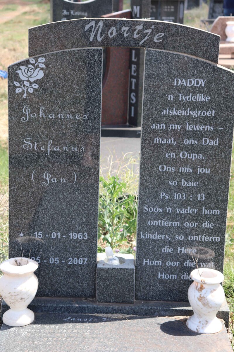 NORTJE Johannes Stefanus 1963-2007