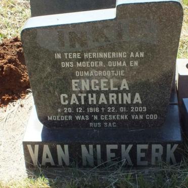 NIEKERK Engela Catharina, van 1916-2003