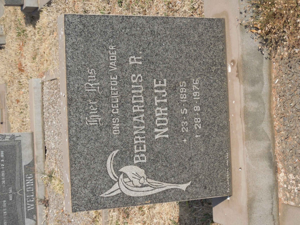 NORTJE Bernardus R. 1895-1976