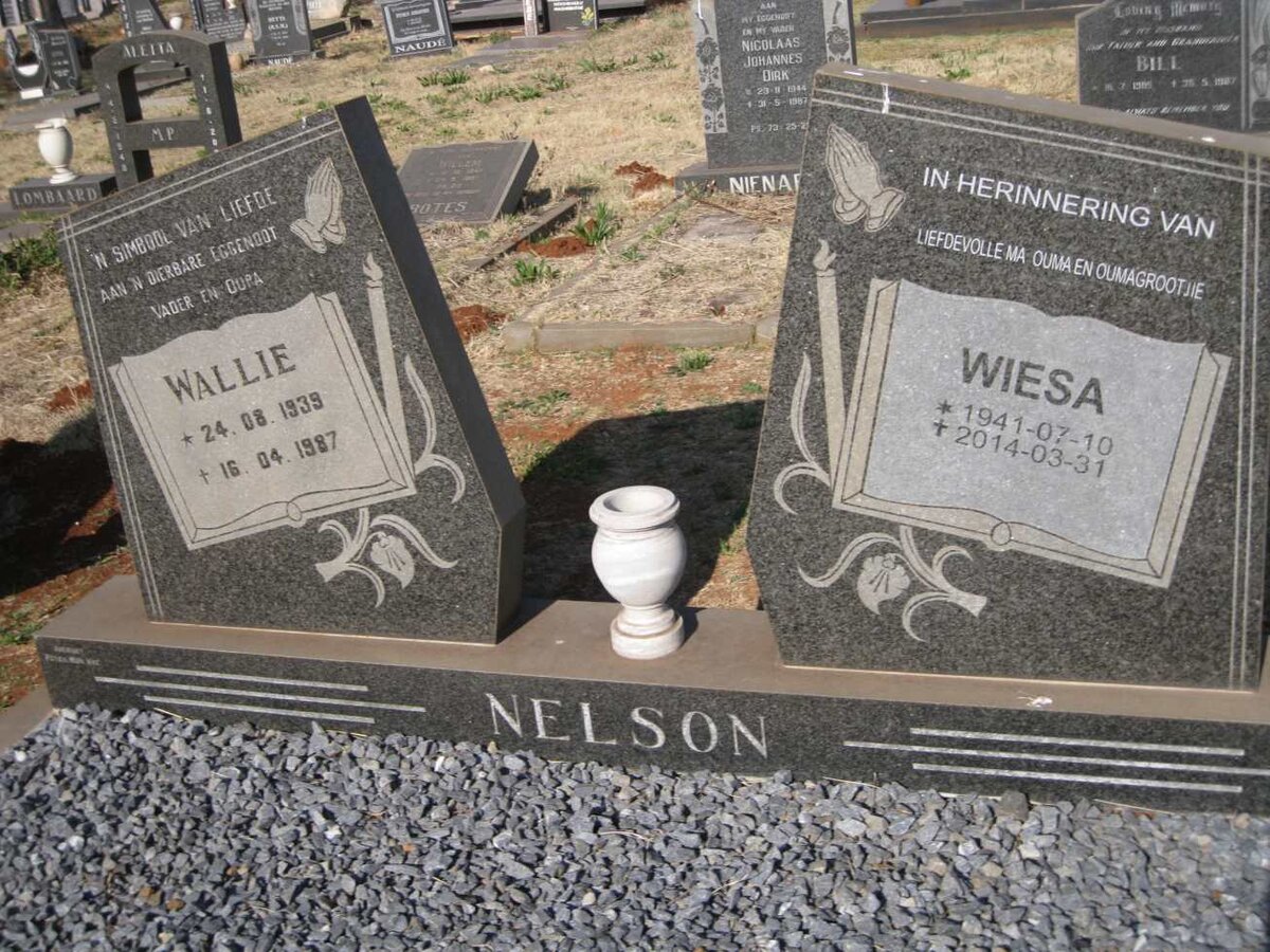 NELSON Wallie 1935-1987 & Wiesa 1941-2014