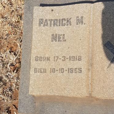 NEL Patrick M. 1918-1955