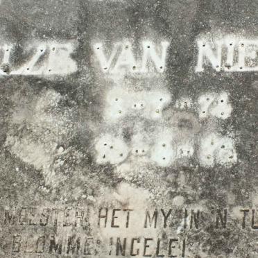 NIEKERK Ilze, van 1974-