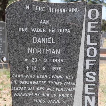 OELOFSEN Daniel Nortman 1935-1979