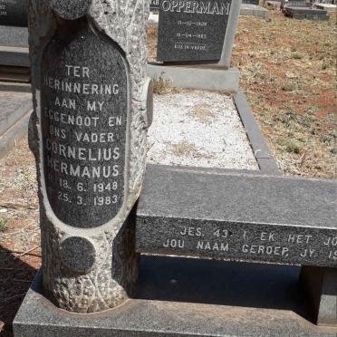 OLIVIER Cornelius Hermanus 1948-1983