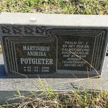 POTGIETER Martinique Andrika 2006-2006