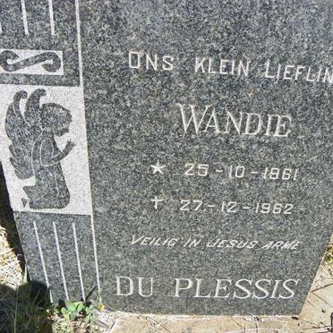 PLESSIS Wandie, du 1961-1962