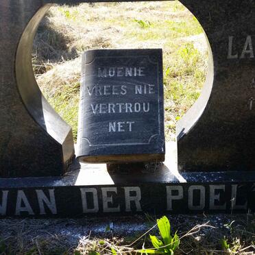 POEL Lambertus, van der 1920-1983