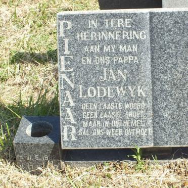PIENAAR Jan Lodewyk 1962-????