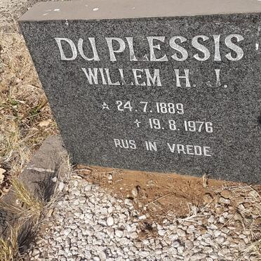 PLESSIS Willem H.J., du 1889-1976