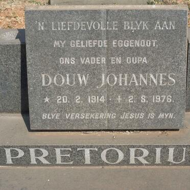 PRETORIUS Douw Johannes 1914-1976