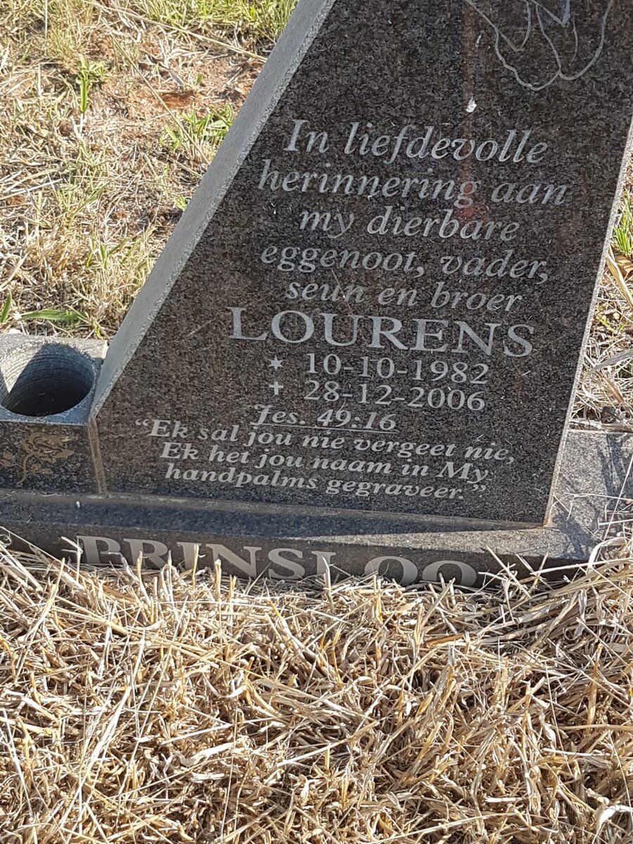 PRINSLOO Lourens 1982-2006