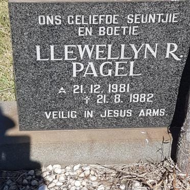 PAGEL Llewellyn R. 1981-1982