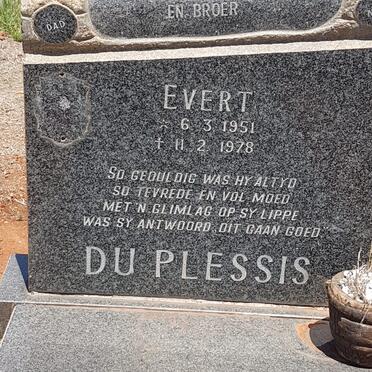 PLESSIS Evert, du 1951-1978