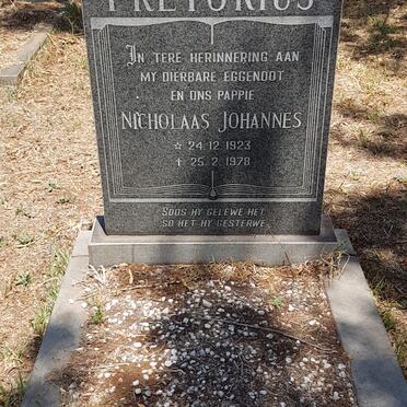 PRETORIUS Nicholaas Johannes 1923-1978