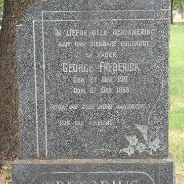 PRETORIUS George Frederick 1911-1953