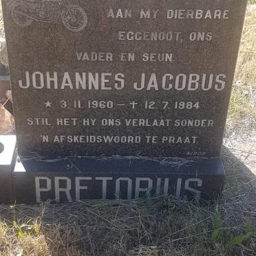 PRETORIUS Johannes Jacobus 1960-1984