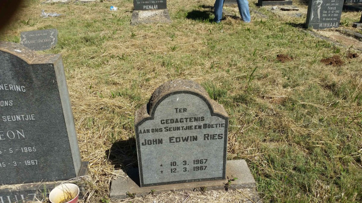 RIES John Edwin 1967-1967