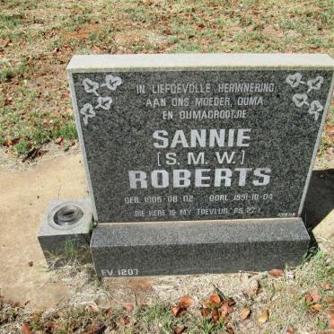 ROBERTS S.M.W. 1905-1991