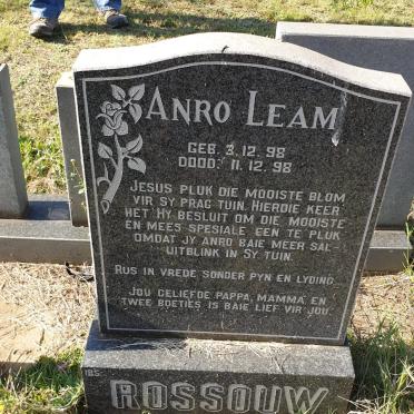 ROSSOUW Arno Leam 1998-1998
