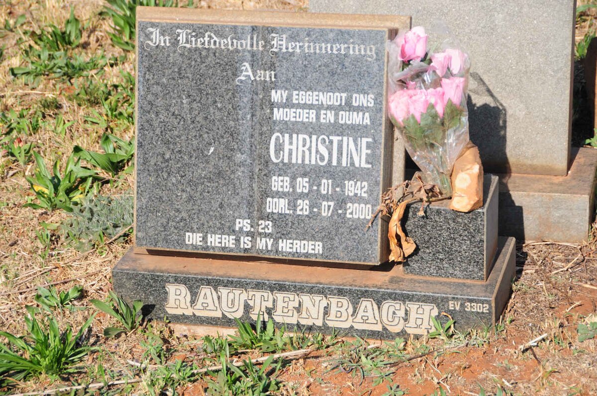 RAUTENBACH Christine 1942-2000