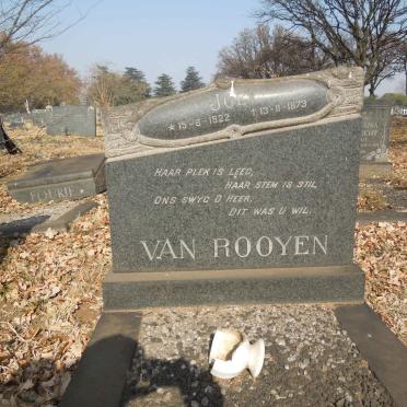 ROOYEN Joey, van 1922-1973