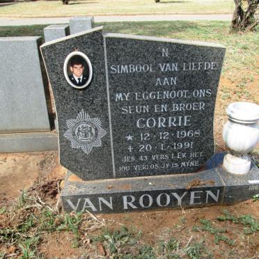 ROOYEN Corrie, van 1968-1991