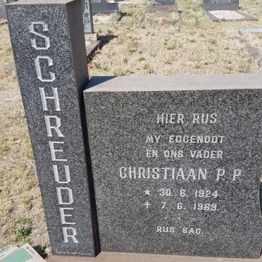 SCHREUDER Christiaan P.P. 1924-1969