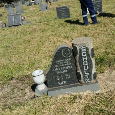 SCHOULTZ Maria Catharina Susanna 1924-1985