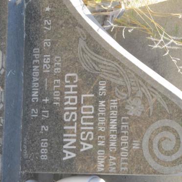 SCHEEPERS Marthinus Johannes 1913-1984 &amp; Louisa Christina ELOFF 1921-1988