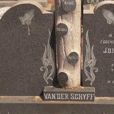 SCHYFF Johanna C., van der 1937-1983