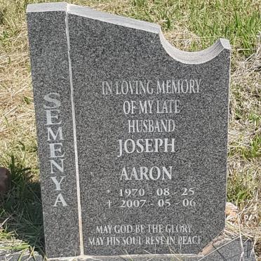 SEMENYA Joseph Aaron 1970-2007