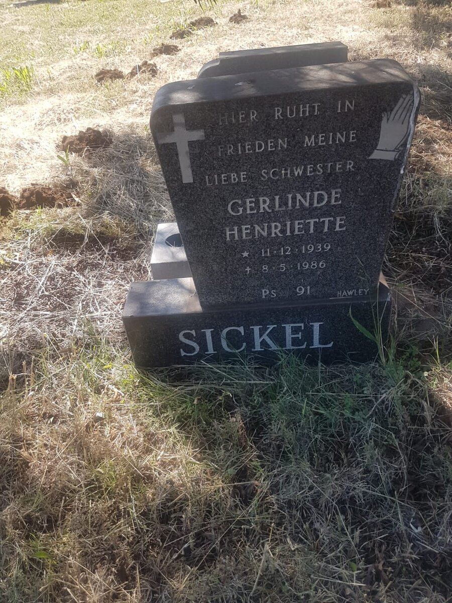 SICKEL Gerlinde Henriette 1939-1986