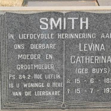 SMITH Levina Catherina nee BUYS 1893-1978