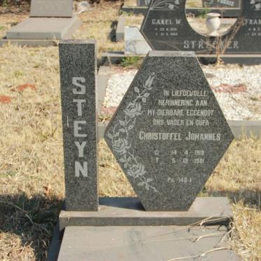 STEYN Christoffel Johannes 1918-1981