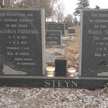 STEYN Jacobus Frederik 1913-1972 &amp; Maria Susanna LAUBSCHER 1916-1966