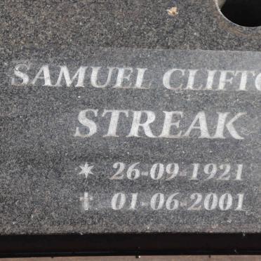 STREAK Samuel Clifton 1921-2001