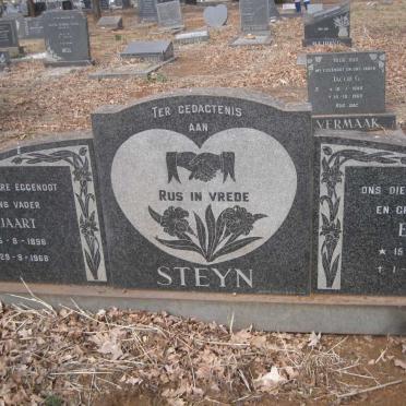 STEYN Tjaart 1896-1968 &amp; Elsie 1907-1982