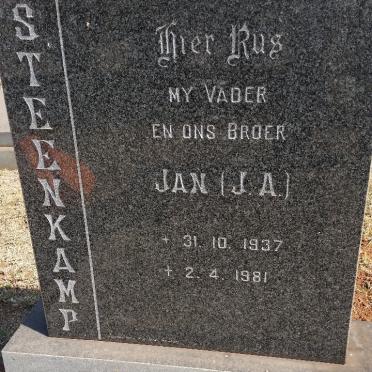 STEENKAMP J.A. 1937-1981