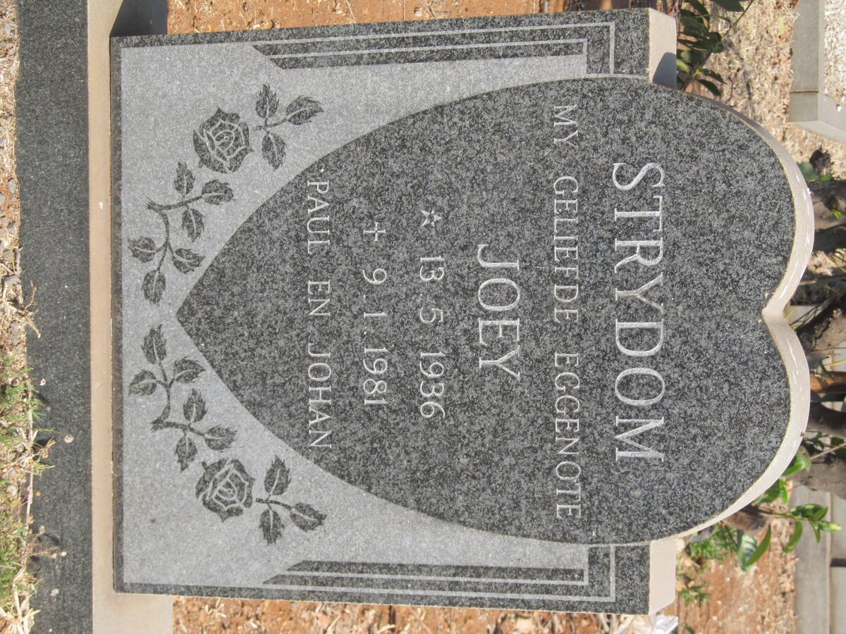 STRYDOM Joey 1936-1981