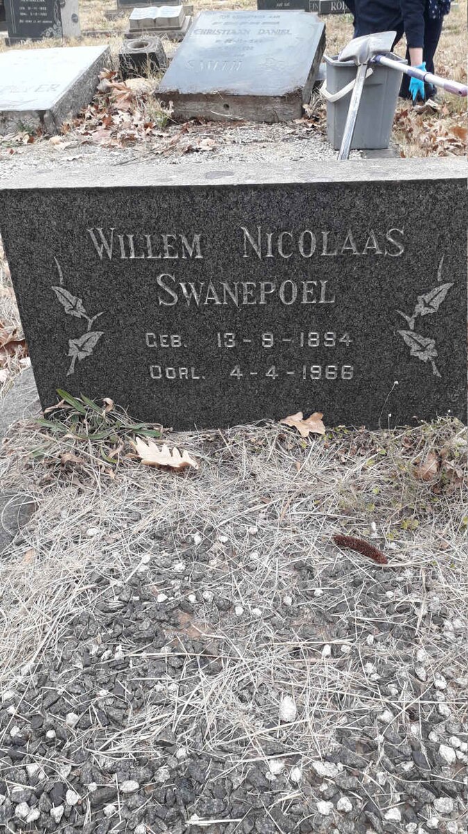 SWANEPOEL Willem Nicolaas 1894-1966