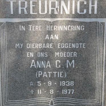TREURNICH Anna C.M. 1938-1977