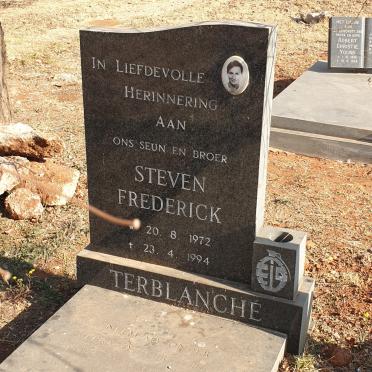 TERBLANCHE Steven Frederick 1972-1994