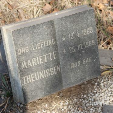 THEUNISSEN Mariette 1969-1969