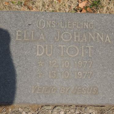 TOIT Ella Johanna, du 1977-1977