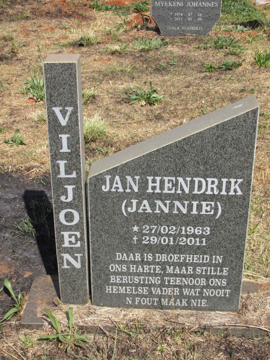 VILJOEN Jan Hendrik 1963-2011