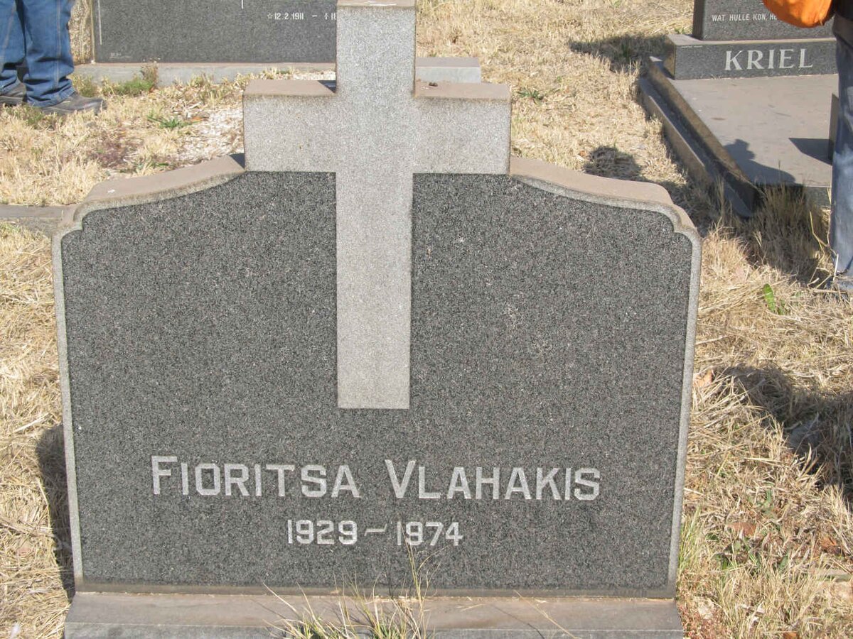 VLAHAKIS Fioritsa 1929-1974